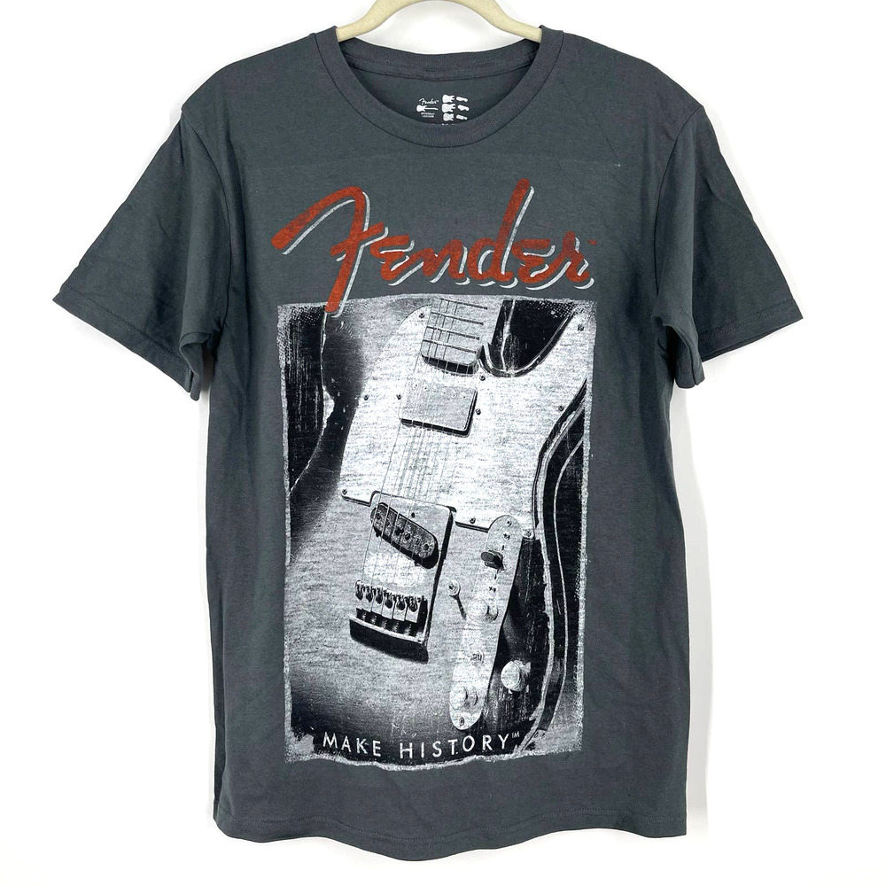Fender Guitar Official Merch Fender Make History Graphic Tee Shirt Medium NWOT